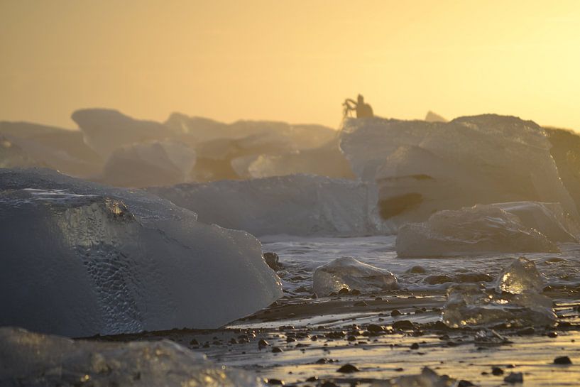Icebeach Photographer Sunset van Art Kleisen