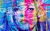 Kate Moss Splash Pop Art PUR van Felix von Altersheim thumbnail