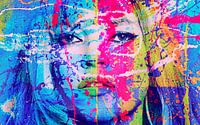 Kate Moss Splash Pop Art PUR by Felix von Altersheim thumbnail