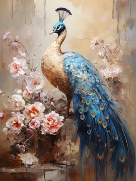Whimsical Peacock by Your unique art