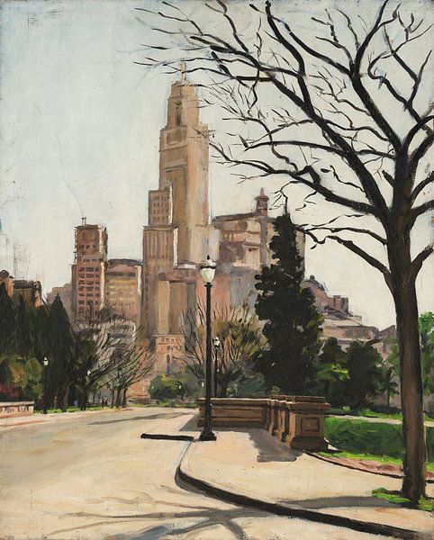 Dario Villares Barbosa, Stadtlandschaft, São Paulo von Atelier Liesjes