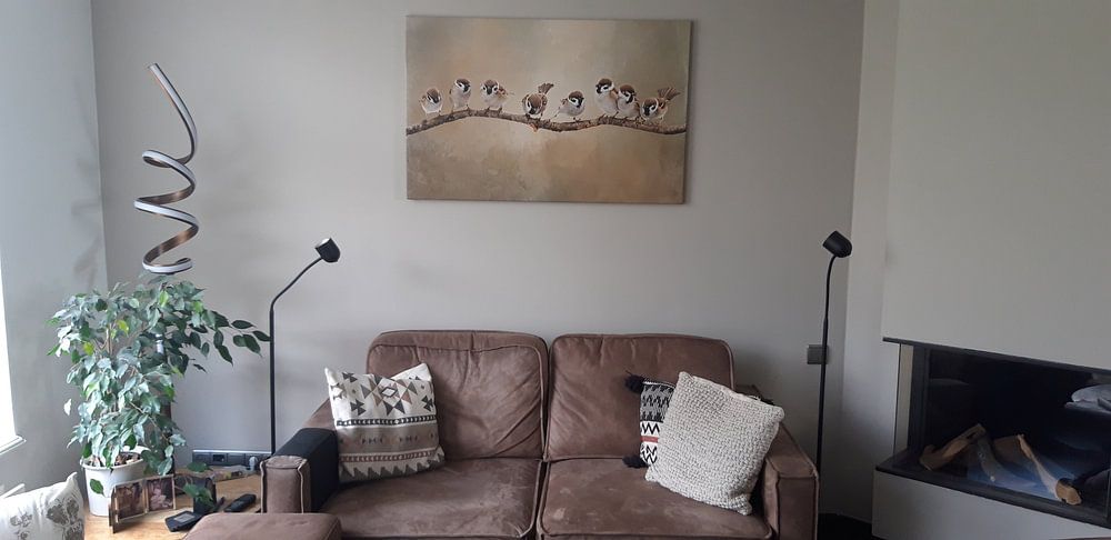 Vögel auf Ast  von Diana van Tankeren 