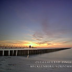 Ostseeheilbad Zingst II (frameless) by Felix Lachmann