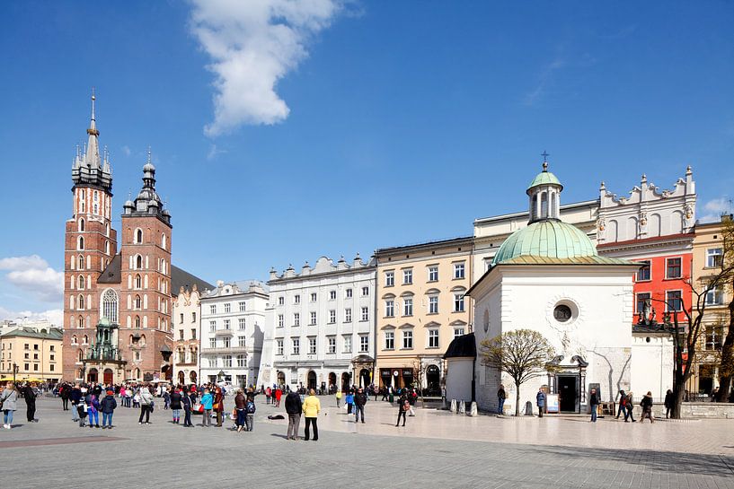 St. Mary's Church, Small Church, Main Market Square, Krakow, Poland, Europe by Torsten Krüger