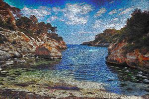 Cala Figura (Mallorca) | Van-Gogh-Stil