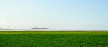 Windmolens op het platteland