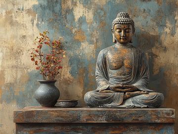 spiritual image Buddha by Egon Zitter