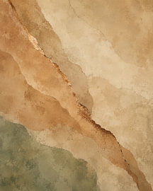 Earth Tones with Golden Vein Abstract by Syapaat syapaat