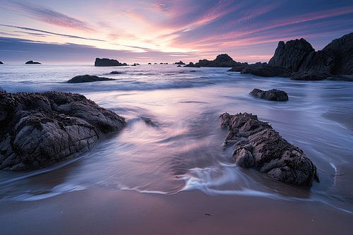 Schemering aan de kust