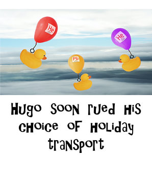 Hugo a rapidement regretté le choix de son moyen de transport
