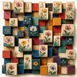 Un mur couvert de fleurs