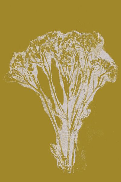 Pastel Botanicals. Printed Plant no. 4 by Dina Dankers