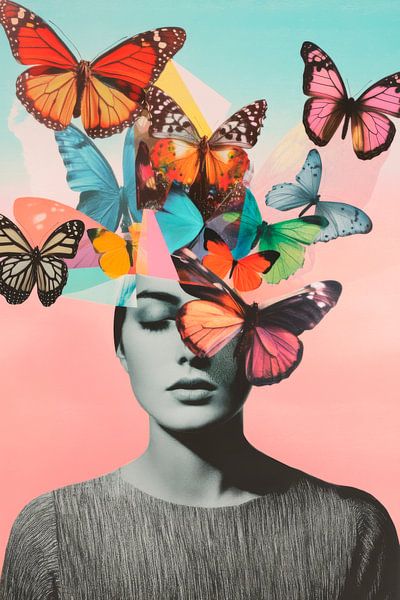 Schmetterlingsgedanken von Poster Art Shop