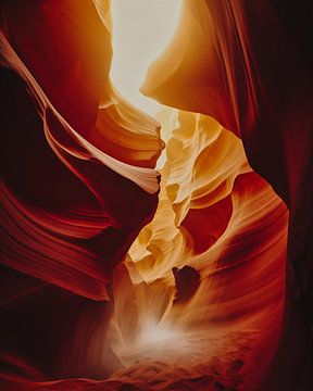 Antilopen Canyon van fernlichtsicht