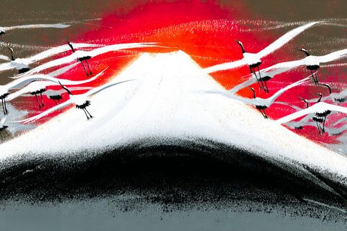 japanse schilderachtige kunst minimalisme