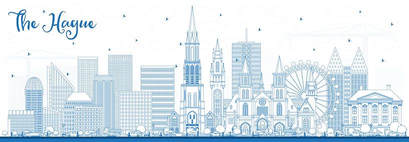 The Hague Skyline by Stef van Campen