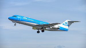Luftfahrtgeschichte: eine Fokker 70 der KLM.