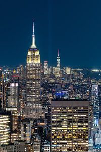 Die Skyline von New York City vom Top of the Rock