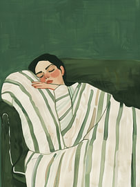 Woman Sleeping by Bella studio