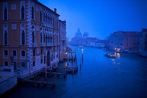 Canal Grande Venetie in het avondlicht van Karel Ham
