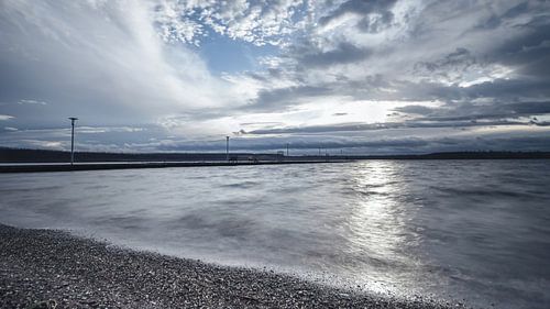Le calme au bord du lac Concordia