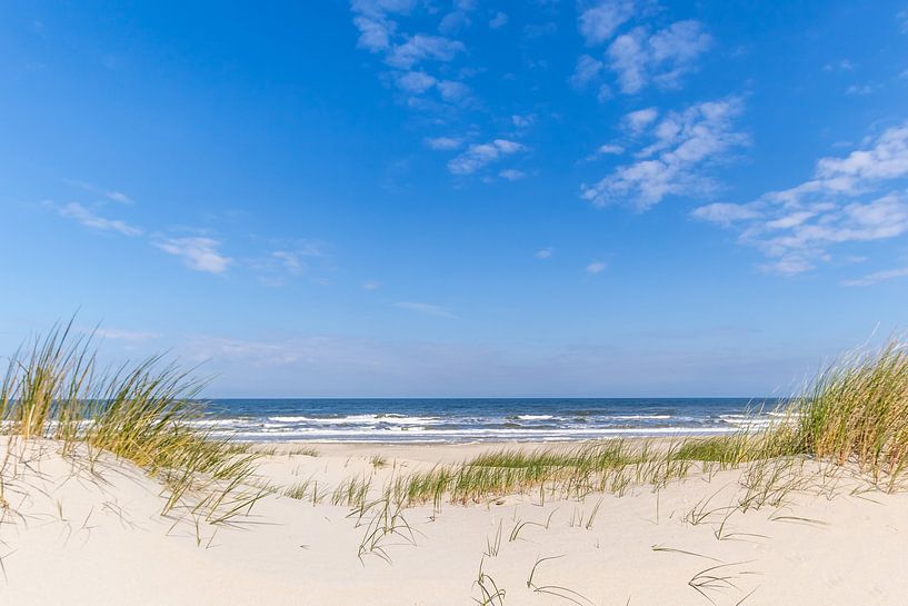 Strand Texel bij De Koog van Leon Lubse