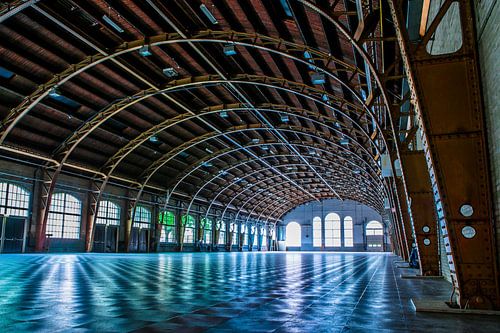 Koepelhal Spoorzone 013 (Blauwe Edit)