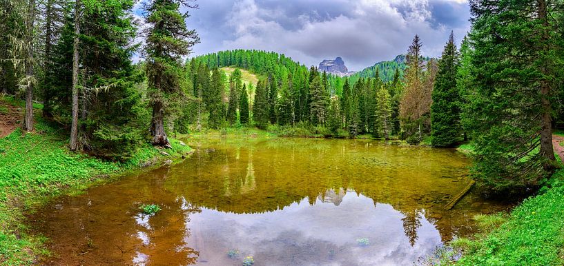 Lago bai di Dones in the Dolomites during springtime by Sjoerd van der Wal Photography