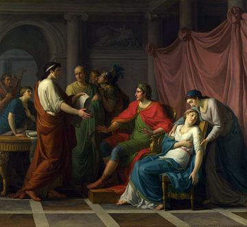 Jean-Auguste-Dominique Ingres. Virgil reading the Aeneid