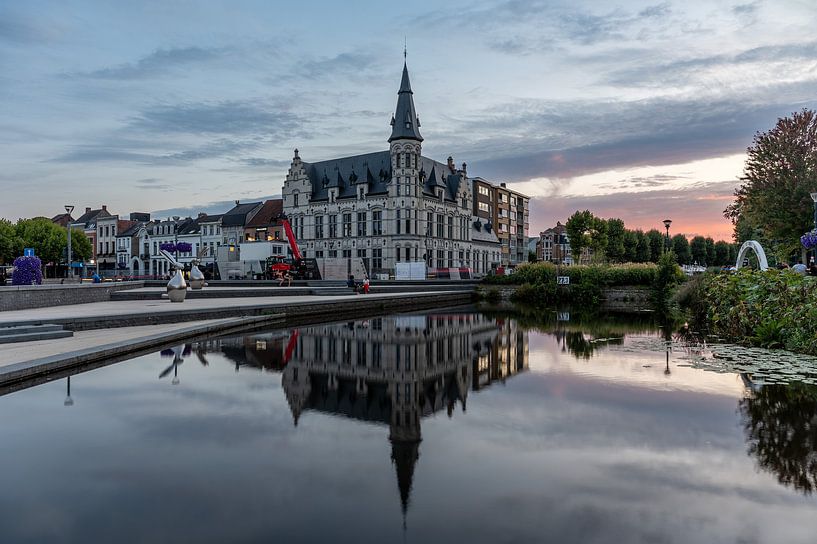 Old post office building, Lokeren, Belgium by Werner Lerooy