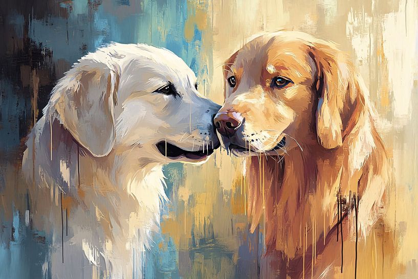 Kunstvolle Hundeporträtmalerei von Imperial Art House