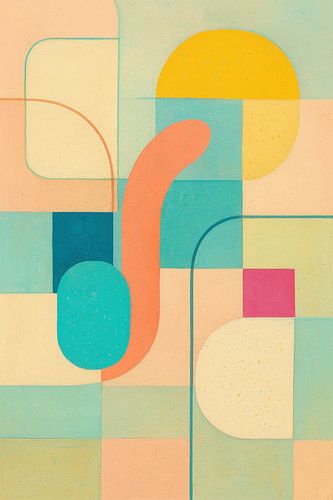 Abstract schilderij.