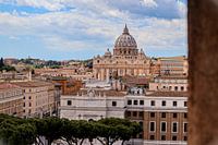 View of St Peter's Basilica Rome
