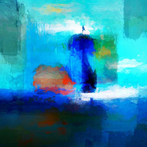 zeilen bij zonsondergang