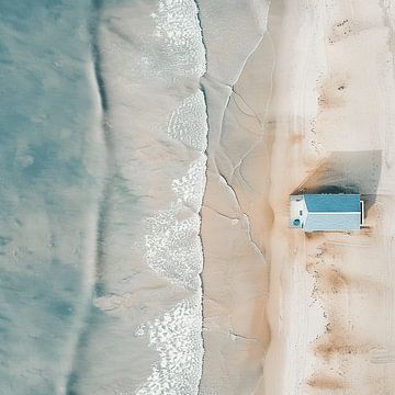 Azuren Dromen | Perfecte Symmetrie aan Zee van Karina Brouwer