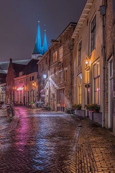 Deventer in de avond