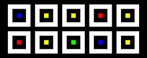 Verschachtelt | Mittig | 05x02 | N=02 | Random #14 | RGBY