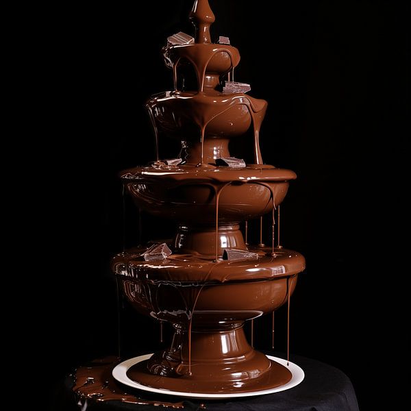Chocolate fountain - fondue by TheXclusive Art