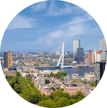 Uniek Rotterdams panorama vanaf de Euromast