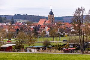 Eine wunderschöne frühlingshafte Wanderung durch den wunderschöne Heldburger Land im Landkreis Hildburghausen - Thüringen - Deutschland