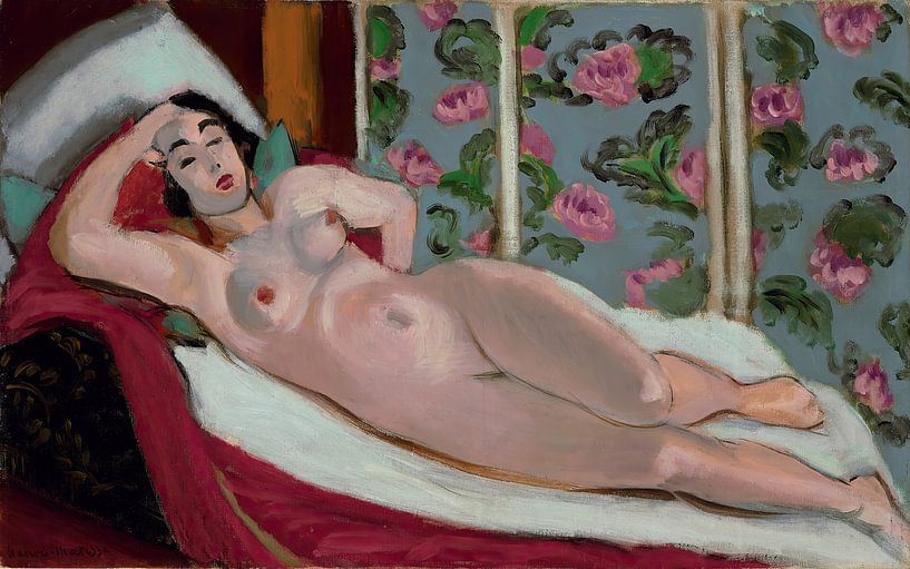 Henri Matisse - Nude on the chaise longue by Peter Balan