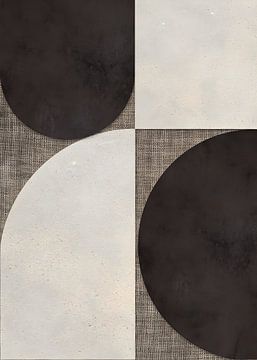 Abstract LENNY LINEN BLACK van TW living