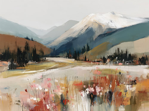 Wildblumen im Mountain Valley 2
