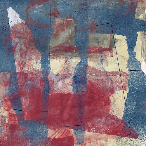 Gescheurd papier - Abstracte vormen en lijnen 1