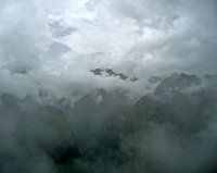 'In de wolken', Machu Picchu- Peru