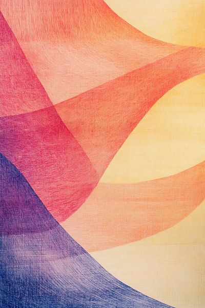 Nuances ondulées | Harmonie des formes abstraites par Collection Moderne