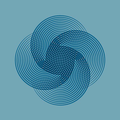 Retro Regenboogbloem