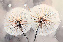Abstract Dandelions by Studio Pieternel