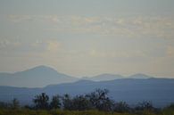 Mountain range in the morning sun by Bernard van Zwol thumbnail