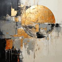 Abstract met goud